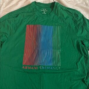Armani Exchange Multicolor Graphic Tee